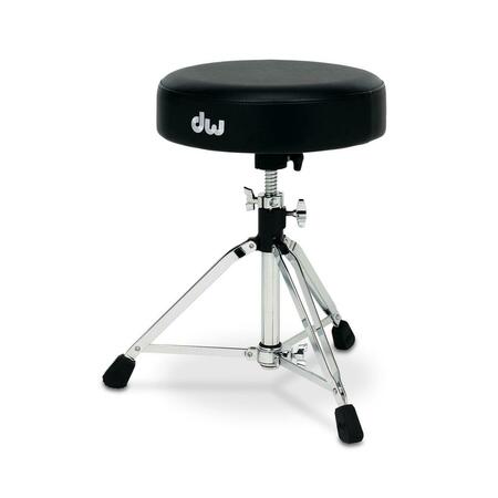 DRUM WORKS FURNITURE Tripod Throne with Memory Lock, Chrome DWCP9100M